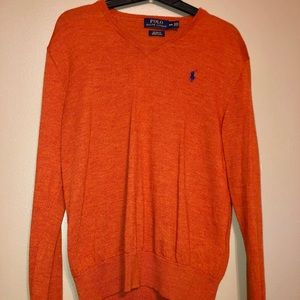 Ralph Lauren Cotton V-Neck Sweater
